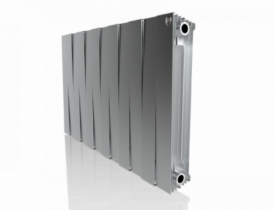 Биметаллический радиатор Royal Thermo Pianoforte 500 VD 12 секц. Silver Satin