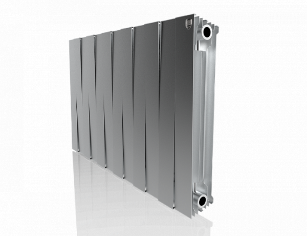 Биметаллический радиатор Royal Thermo Pianoforte 500 VD 12 секц. Silver Satin