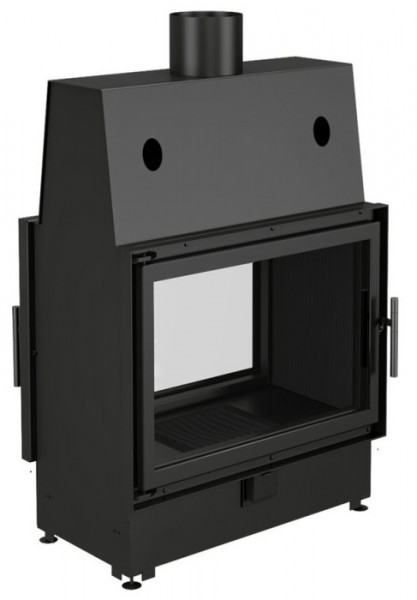 Фронтальная дровяная топка ECT Double 70x51/C 13 кВт, 700/510, туннель, футеровка чугун