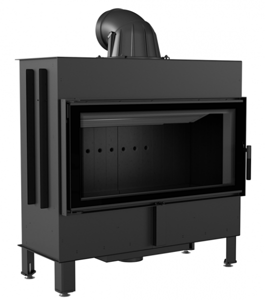 Фронтальная дровяная топка Kratki LUCY/16 черная футеровка
