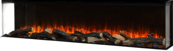 Линейный электрокамин British Fires New Forest 1900 with Signature logs