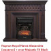 Классический очаг 2D Royal Flame Majestic FX Black