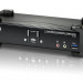Переключатель KVM Aten, портов: 2, 55,5х88х210 мм (ВхШхГ), USB, цвет: чёрный