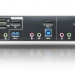 Переключатель KVM Aten, портов: 2, 55,5х88х210 мм (ВхШхГ), USB, цвет: чёрный