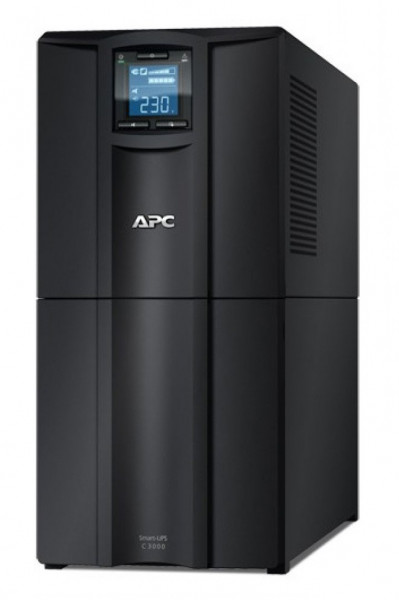 ИБП APC Smart-UPS C, 3000ВА, линейно-интерактивный, напольный, 197х544х435 (ШхГхВ), 230V,  однофазный, Ethernet, (SMC3000I)