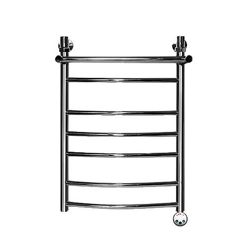 Электрический полотенцесушитель Ника ЛД(г2)/ВП Электрический (Лесенка Дуга/Верхняя Полка/группа2) 60х40 -7 прав