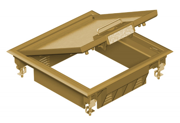 Люк напольный BETTERMANN GES4, пластик, с ручкой, 217 мм Ш, модулей: 6, универсальный, цвет: бежевый
