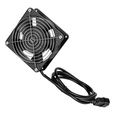 Вентиляторный модуль TLK, 220V, 43х120х120 мм (ВхШхГ), вентиляторов: 1, 45 дБ, поток: 165 м3/ч, для настенных шкафов, цвет: чёрный