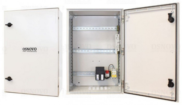 Кросс оптический уличный в монтажном шкафу OSP-46T1