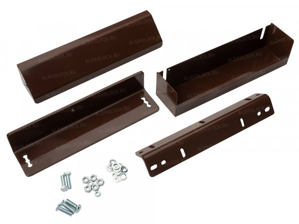 Комплект монтажа для замка MK 300-400-IN (коричневый)