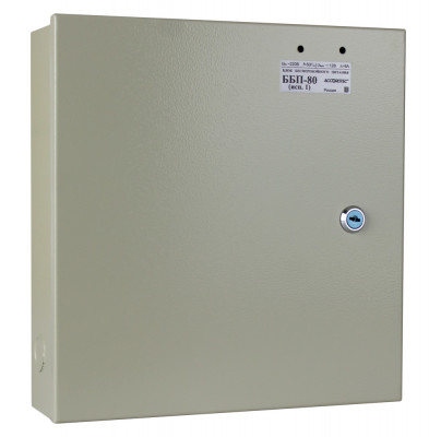 Блок питания AccordTec, металл, цвет: серый, ББП-80 исп.1, для видео, СКУД, ОПС, (AT-02300)