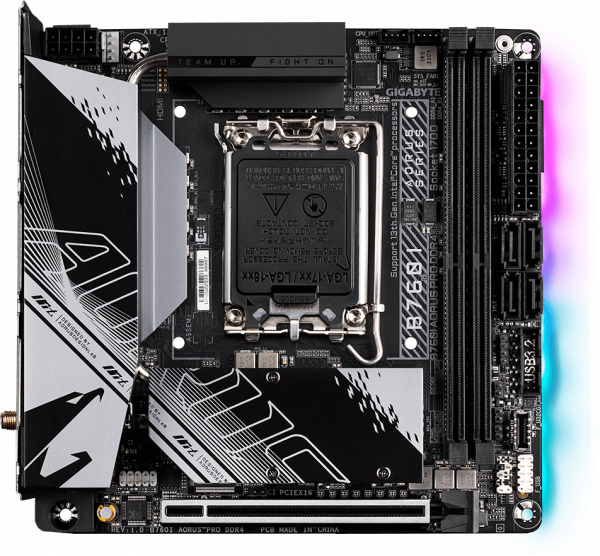 Материнская плата Gigabyte B760I AORUS PRO DDR4