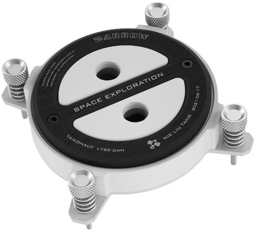 Водоблок для процессора Barrow LTSEA-04N RBW White Black