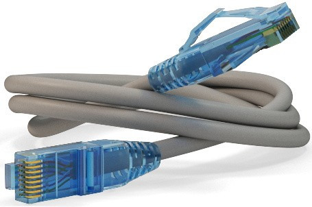 Патч-корд Hyperline PC-LPM-UTP-RJ45-RJ45-C6-15M-LSZH-GY, 15м