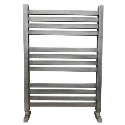 Водяной полотенцесушитель Ника ЛМ-6 80/50 Matt Antique Silver с вентилями