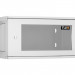 Шкаф телекоммуникационный настенный TLK Lite, 19", 6U, 303х600х450 мм (ВхШхГ), дверь: стекло, боковая панель: сплошная съемная, разборный, цвет: серый