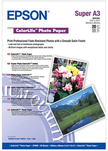 Бумага Epson C13S041561 (A3+, 245 г/м2, 20 листов)