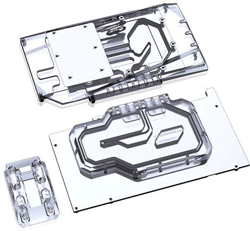 Водоблок для видеокарты Bykski N-PT3090GR-TC 5V A-RGB