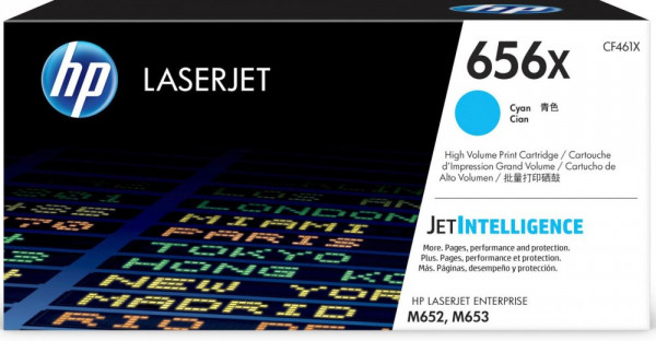 Картридж HP CF461X (№656X) Cyan