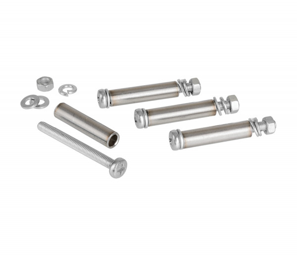 Комплект соединителей TLK, м6, для шкафов и стоек, цвет: стальной