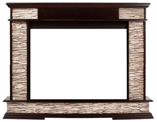 Широкий портал Firelight Scala 25 сланец скалистый Бурый/Тёмный дуб