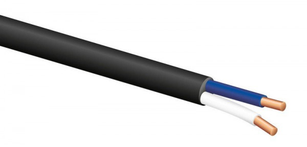 Кабель силовой огнестойкий, не распространяющий горение, с низким дымо- и газовыделением ВВГнг(А)-FRLSLTx 2х1,5 ок(N)-0,66 ГОСТ