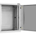 Шкаф телекоммуникационный настенный TLK Classic II, 19", 15U, 770х600х450 мм (ВхШхГ), дверь: стекло, боковая панель: сплошная съемная, разборный, цвет: серый