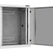 Шкаф телекоммуникационный настенный TLK Classic II, 19", 15U, 770х600х450 мм (ВхШхГ), дверь: стекло, боковая панель: сплошная съемная, разборный, цвет: серый