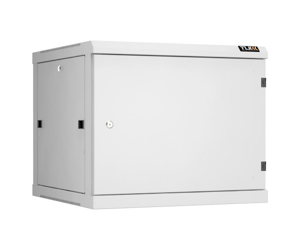 Шкаф телекоммуникационный настенный TLK Classic II, 19", 9U, 503х600х600 мм (ВхШхГ), дверь: металл, боковая панель: сплошная съемная, разборный, цвет: серый