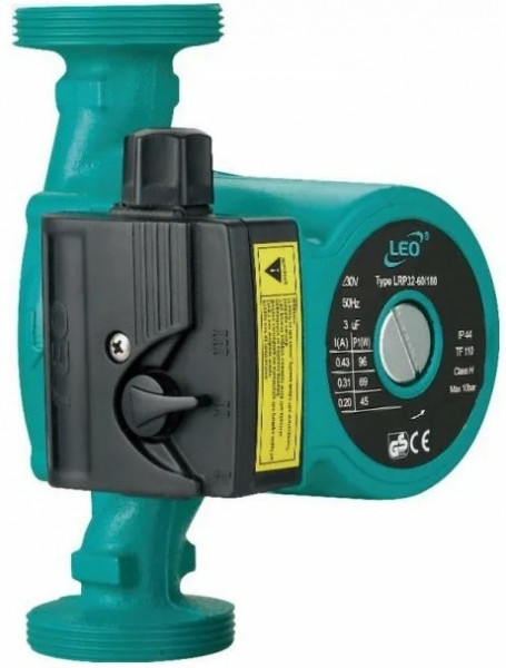 Насос для отопления LEO LRP 25-40/180 с гайками