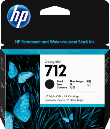 Картридж HP 3ED71A (№712) Black