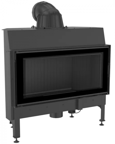 Фронтальная дровяная топка Kratki NADIA/14 черная футеровка
