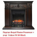Электрокамин (очаг) со звуком для дачи Royal Flame Fobos FX M Brass/Black