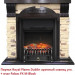 Электрокамин (очаг) со звуком для дачи Royal Flame Fobos FX M Brass/Black