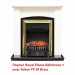 Электрокамин (очаг) со звуком для дачи Royal Flame Fobos FX M Brass/Black