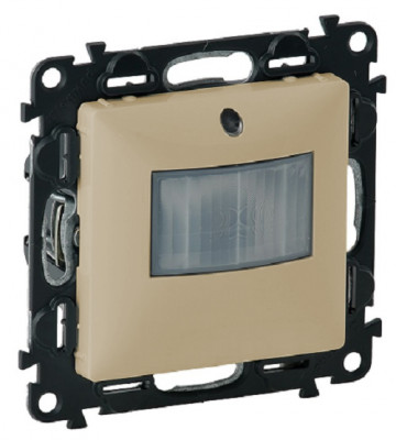 Датчик движения Legrand Valena Life, без подсветки, внутренняя, 71х71 мм (ВхШ), цвет: слоновая кость, без нейтрали (752270)