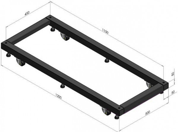 Основание для стоек Hyperline ORV-BSM-1000