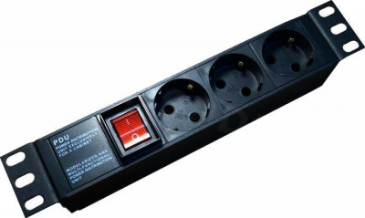 Блок розеток 19' SHE19-6SH-S-IEC