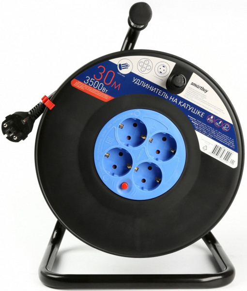 Сетевой удлинитель SmartBuy SBE-16-4-30-Z