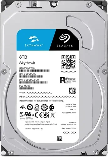 Жёсткий диск 8Tb SATA-III Seagate SkyHawk Surveillance (ST8000VX010)