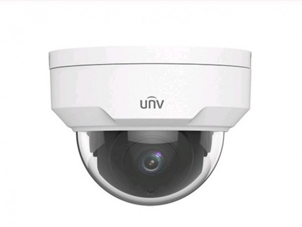 Сетевая IP видеокамера Uniview, купольная, универсальная, 2Мп, 1/2,7’, 1920х1080, 30к/с, ИК, цв:0,005лк, об-в:2,8мм, IPC322LR3-UVSPF28-F-RU