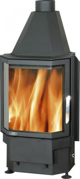 Фронтальная дровяная топка ABX Derby 6/57 каминная, призматическое стекло