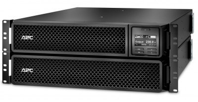 ИБП APC Smart-UPS SRT, 2200ВА, с сетевой картой, онлайн, в стойку, 432х584х85 (ШхГхВ), 220V, 2U,  однофазный, Ethernet, (SRT2200RMXLI-NC)
