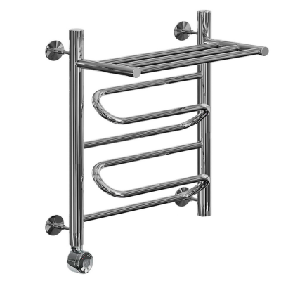 Электрический полотенцесушитель Ника ЛZ/ВП Электрическая Лесенка Зигзаг/Верхняя Полка 60х50 -2 лев