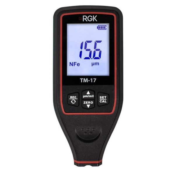Тестер RGK, (TM-17), с дисплеем, питание: батарейки, корпус: пластик, толщиномер, (775304)