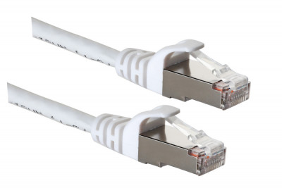 Шнур коммутационный Eurolan, кат. 6A, экр., U/FTP, RJ45, d 4,6 1.5м, LSZH, AWG28 белый, (21S-TA-1EWT)