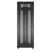 Шкаф серверный напольный Cabeus, IP20, 22U, 1166х600х800 мм (ВхШхГ), дверь: перфорация, задняя дверь: перфорация, боковая панель: сплошная, разборный, цвет: чёрный, (ND-05C-22U60/80-BK)