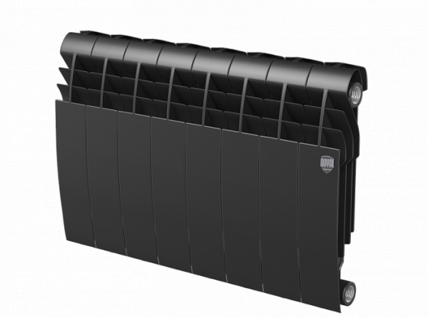 Биметаллический радиатор Royal Thermo Biliner 350 VD 8 секц. Noir Sable