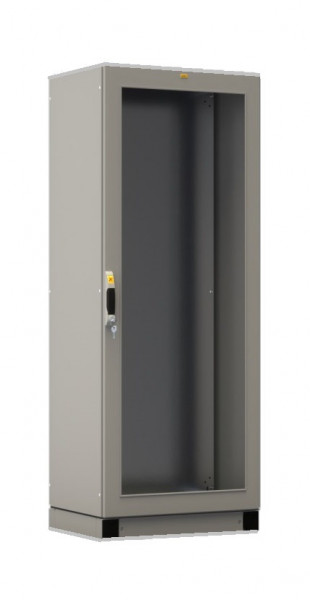 Корпус электротехнического шкафа Elbox EMS, IP65, 2000х600х1000 мм (ВхШхГ), дверь: стекло, цвет: серый, (EMS-IT-42.6.10-13-I65-ОГ)
