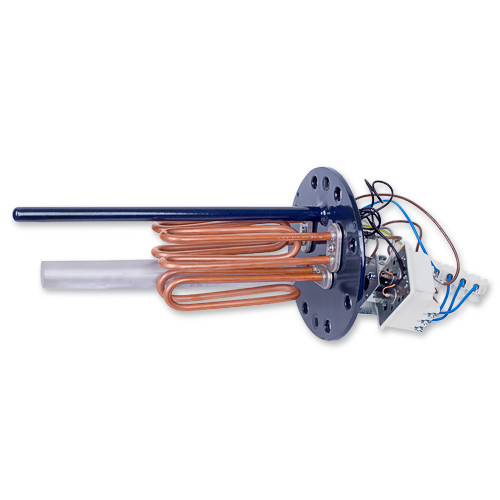 Нагревательный элемент Roda ТЭН Kessel IHW 200-300, мощность 3x1,2 кВт, нижний, фланцевый, 380В